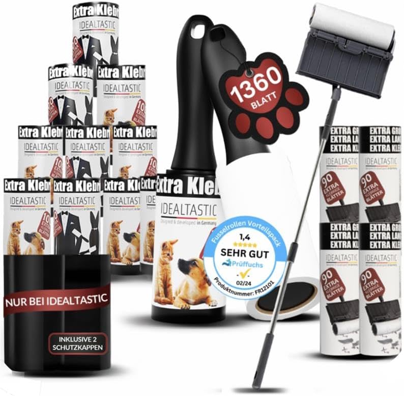 IDEALTASTIC® Fusselrolle Tierhaare & Kleidung