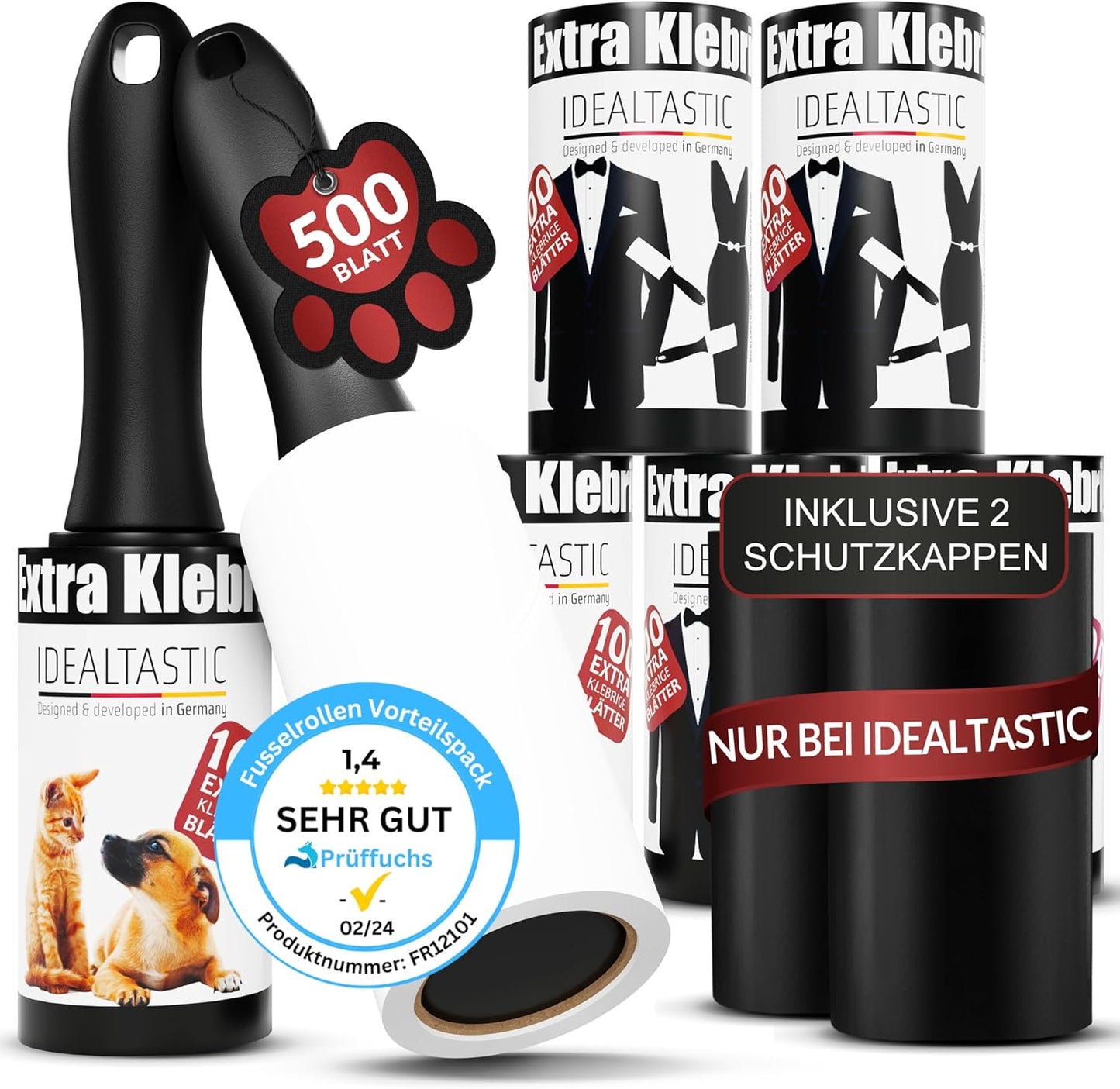 IDEALTASTIC® Fusselrolle Tierhaare & Kleidung